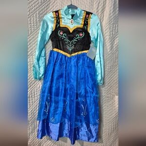 Disney Anna Costume Dress - Blue and Black